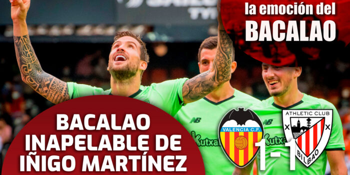⚽ 2º bacalao de la temporada de Iñigo Martínez | Valencia CF 1-1 Athletic Club