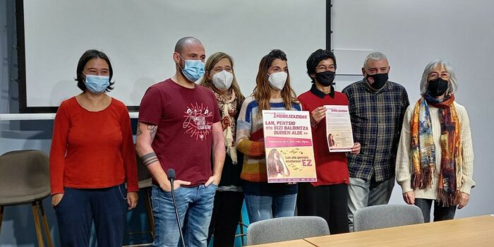 Sindicatos vascos reclamarán el 1 de diciembre «una vida digna»