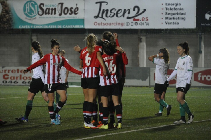 El Athletic femenino debuta en copa con victoria contundente ante el Racing