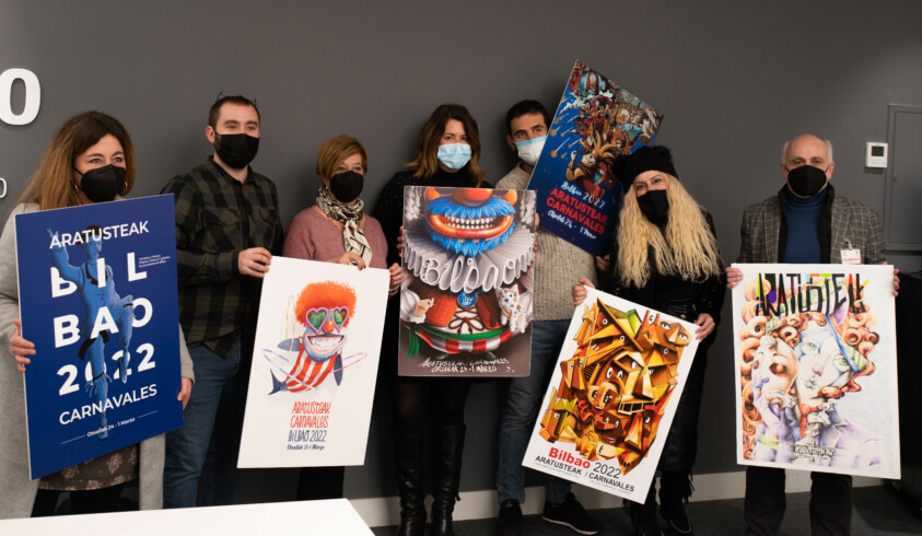 Los carnavales de Bilbao buscan cartel: ya están aquí los seis finalistas, ¡vota por el tuyo!