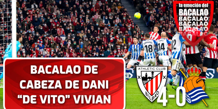 ⚽ Bacalao de cabeza de Dani «De Vito» Vivian | Athletic Club 4-0 Real Sociedad