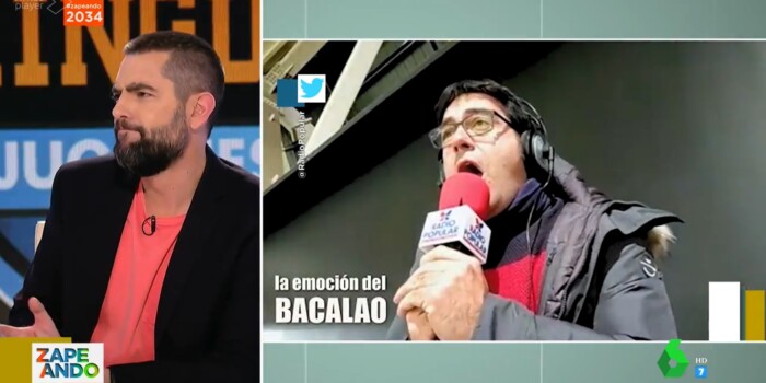 La reacción de un colaborador de ‘Zapeando’ al ver a Raúl Jiménez cantar un gol del Athletic