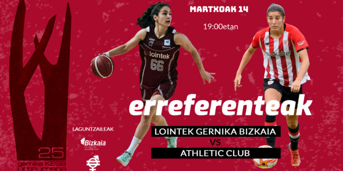 Lointek Gernika Bizkaia y Athletic Club homenajearán al deporte femenino