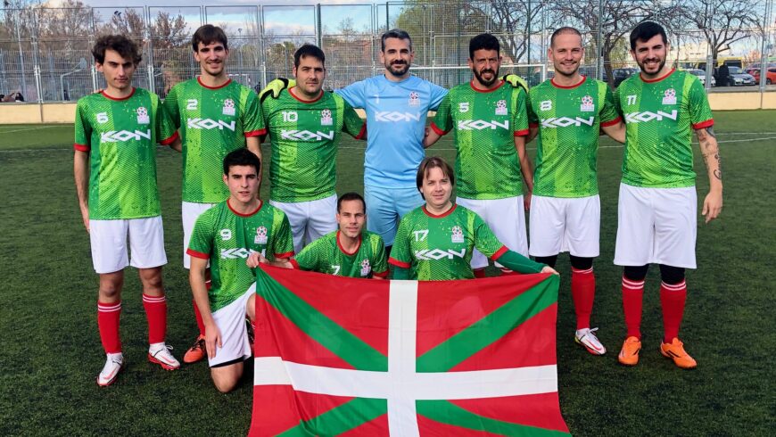 La Euskal Selekzioa de Fútbol PC-DCA se estrena con dos victorias
