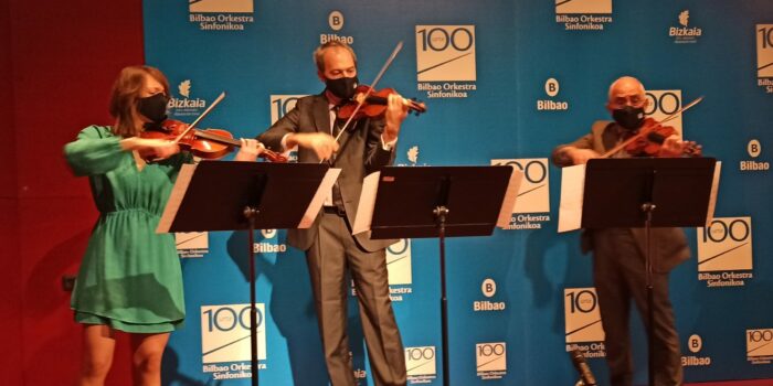 Cien años contemplan a la BOS: La Orquesta Sinfónica de Bilbao presenta los actos de su centenario