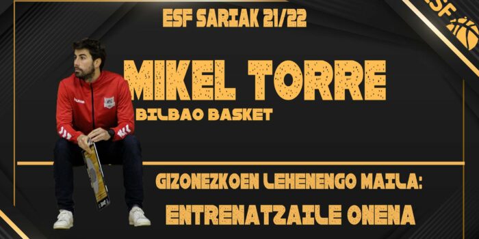 Mikel Torre satisfecho con la marcha de la cantera del Bilbao Basket