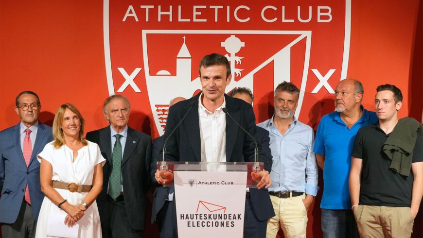 Uriarte es oficialmente el presidente 33 del Athletic