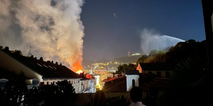 Los vecinos de Casco Viejo exigen que los fuegos artificiales se disparen en otro lugar