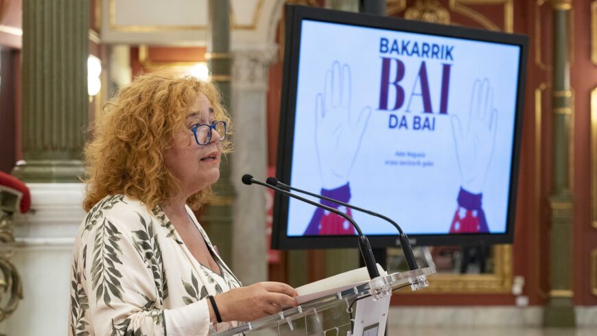 Bilbao muestra firmeza contra las agresiones en la Semana Grande y recuerda que «solo sí es sí»