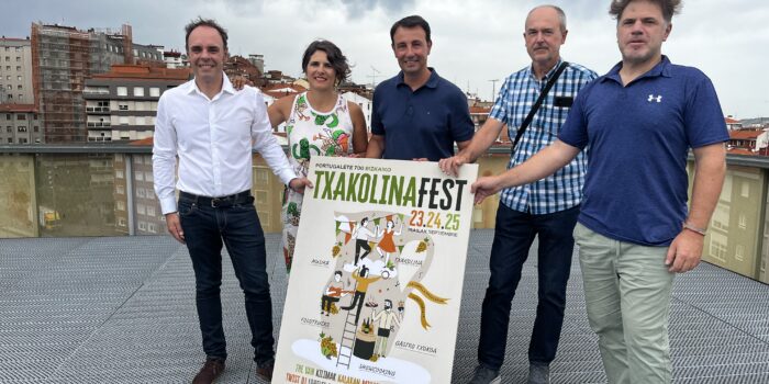 Portugalete reivindica su «txakoli» en la «Bizkaiko Txakolina Fest»
