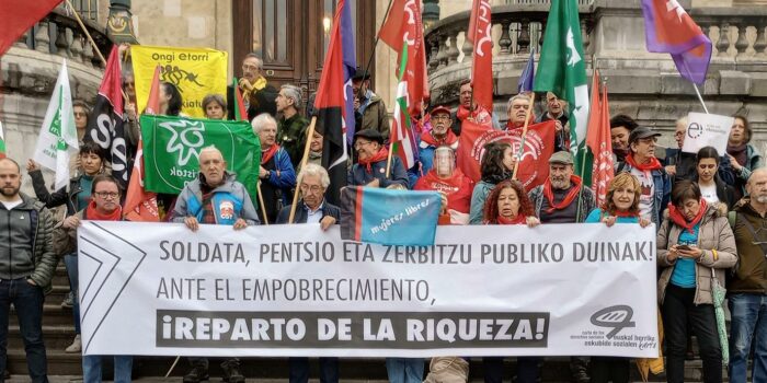 El Movimiento de Pensionistas de Euskal Herria insiste en una pensión mínima de 1.080 euros
