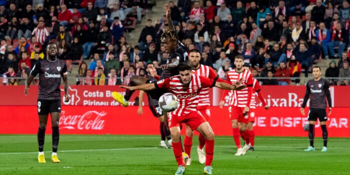 El Girona supera con claridad a un errático Athletic