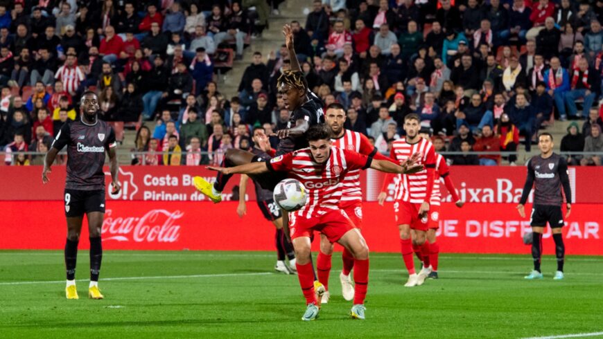 El Girona supera con claridad a un errático Athletic