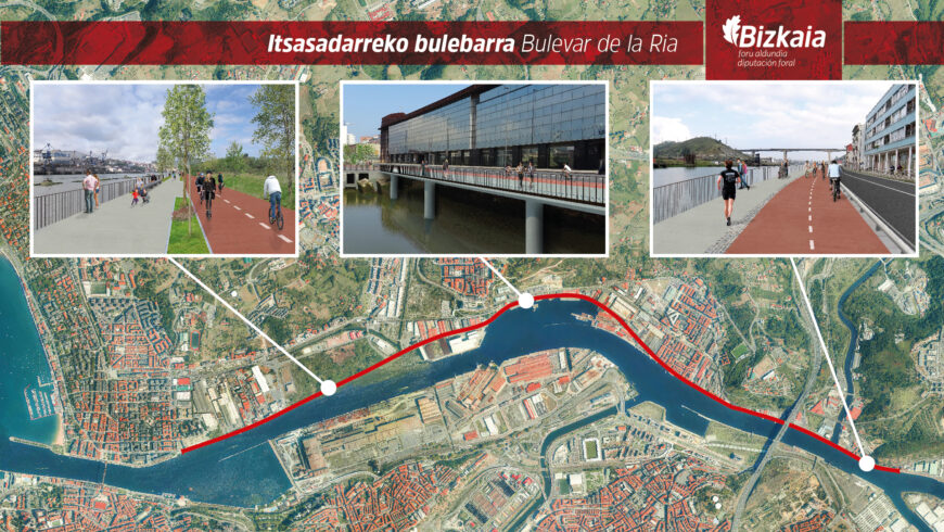 La transformación de la Ría de Bilbao: «Un espacio para el disfrute y la movilidad sostenible»