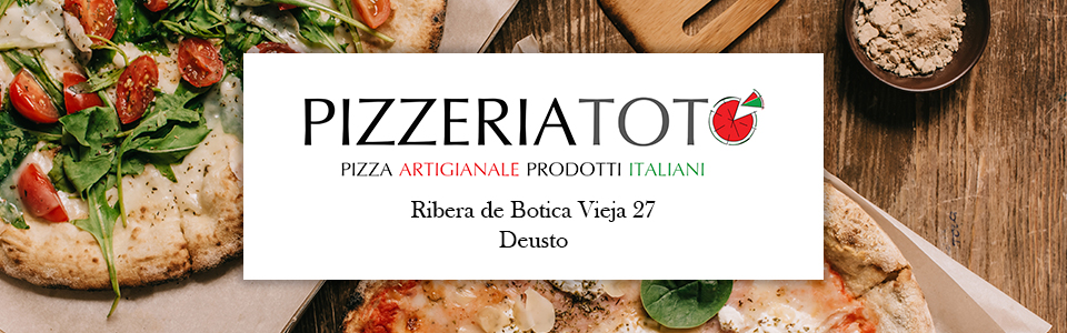 Banner de Pizzería Totó en Bilbao