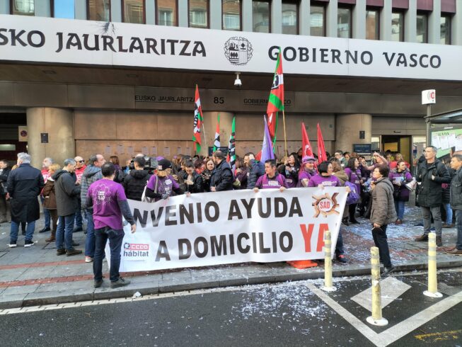 Cuatro días de huelga en los Servicios de Ayuda a Domicilio