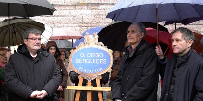 D. Diego Berguices tiene su plazuela en el callejero bilbaíno