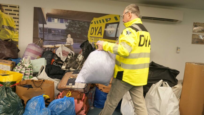 Comienzan a salir con destino a Siria 60.000 kilos de ropa donados por los vizcaínos