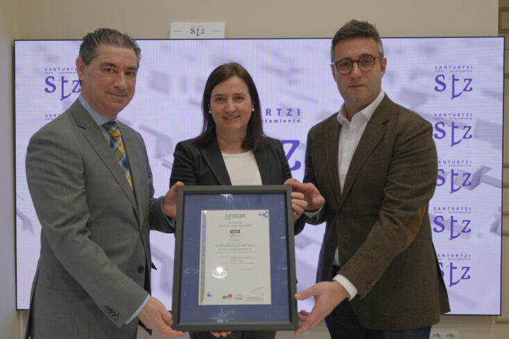 Santurtzi, primer municipio de Bizkaia en obtener certificado por su gestión de calidad en Hacienda