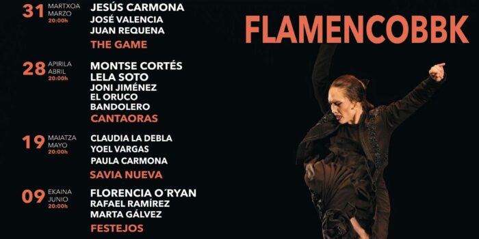 BBK Flamenco programa cuatro espéctaculos en Bilbao en su 17ª edición