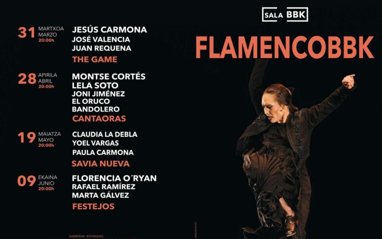 BBK Flamenco programa cuatro espéctaculos en Bilbao en su 17ª edición