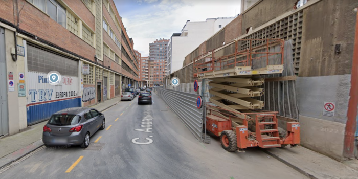 La realización de un rodaje ocupará varios días el aparcamiento en la calle Andrés Isasi