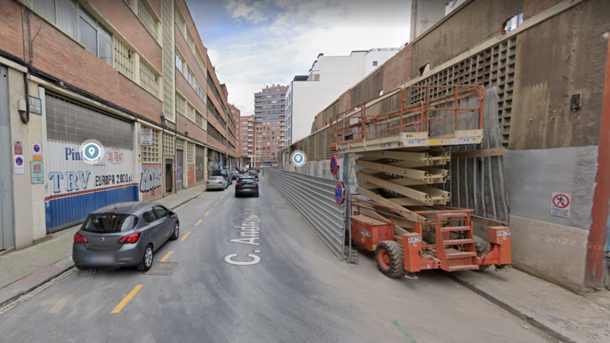 La realización de un rodaje ocupará varios días el aparcamiento en la calle Andrés Isasi