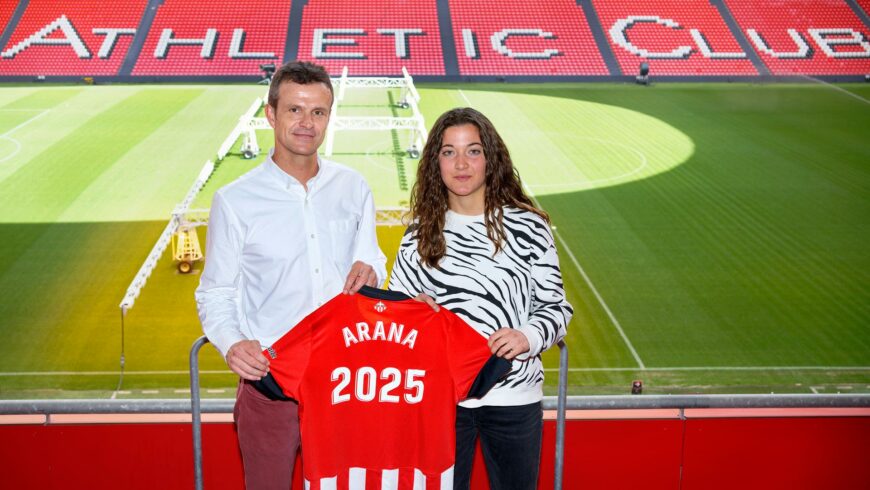 Paula Arana renueva con el Athletic hasta 2025