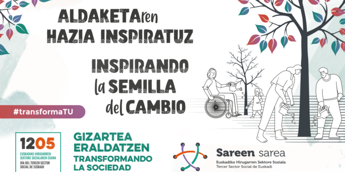 Sareen Sarea apuesta por una Euskadi más igualitaria y justa sembrando la transformación social