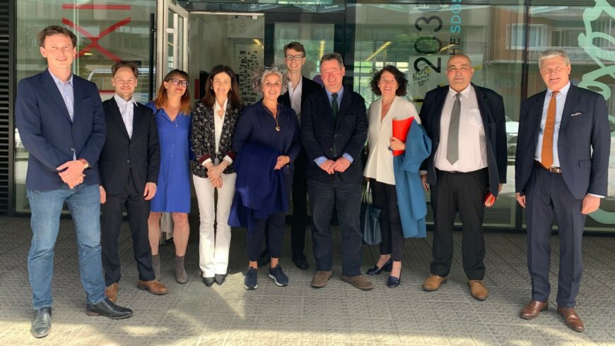 Una delegación institucional de la comunidad lingüística flamenca de Bruselas visita Euskadi