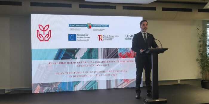 Euskadi ha recibido 80 millones de Fondos Next Generation a través de los Planes de Sostenibilidad Turística