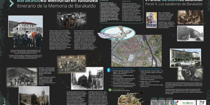 Barakaldo pone en marcha un Itinerario de la Memoria por lugares relacionados con la Guerra Civil