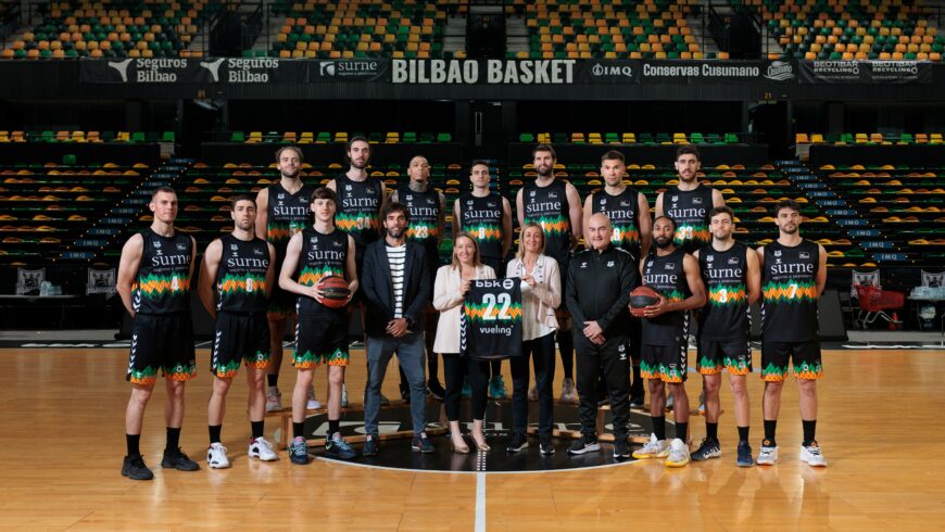 Vueling se alía con el Bilbao Basket y se convierte en la aerolínea oficial del equipo