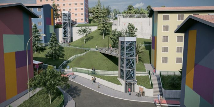 Bilbao inicia las obras de dos ascensores públicos en el barrio de Artazu Bekoa