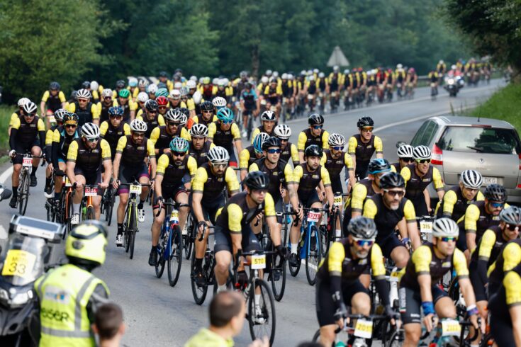 1.150 cicloturistas participan este domingo en la VI Gran Fondo BIBE Transbizkaia