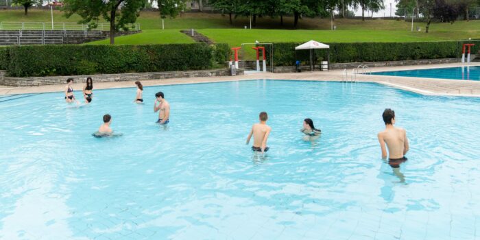 Las piscinas exteriores de Bilbao Kirolak abrirán este sábado