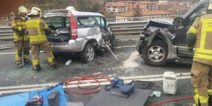 Aumentan los accidentes de tráfico en Euskadi en 2023