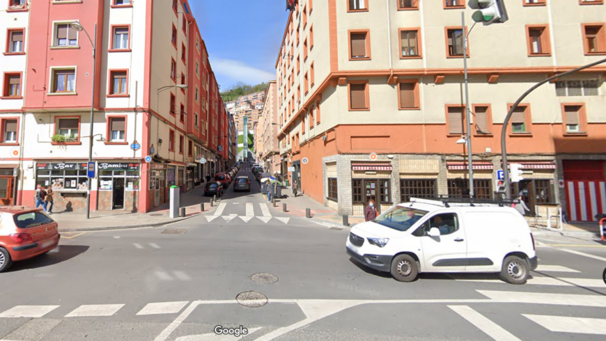 Cortes de tráfico en la calle León de Uruñuela de Bilbao desde el miércoles