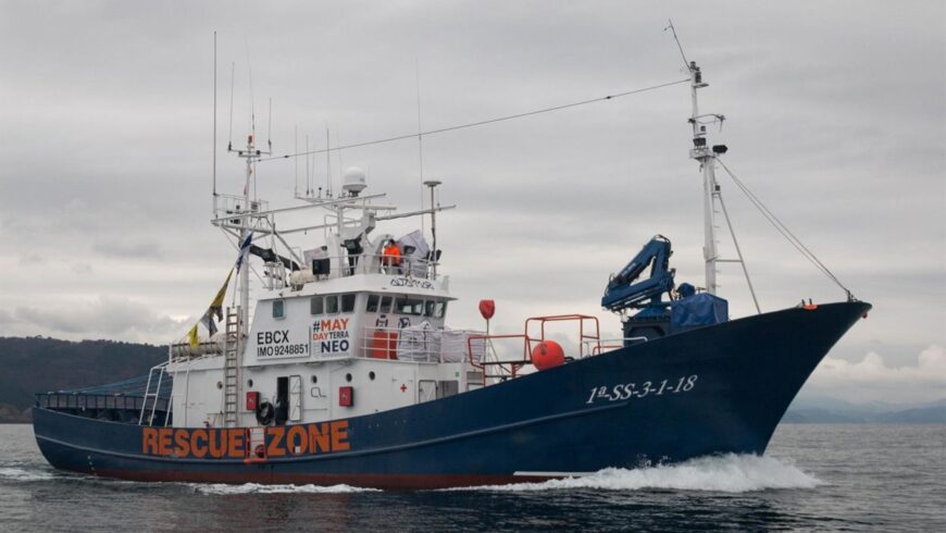 El buque Aita Mari rescata a 172 personas al suroeste de Lampedusa