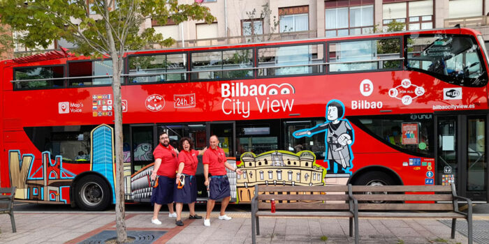Vuelven las visitas teatralizadas del autobús Bilbao City View