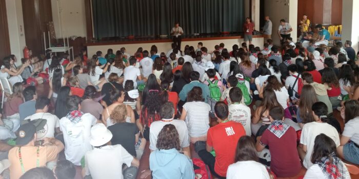 275 jóvenes vizcaínos se hacen notar en el encuentro Mundial de la Juventud