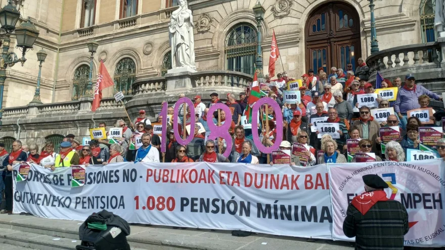 Pensionistas vascos advierten de que sus «problemas» no han desaparecido tras las elecciones