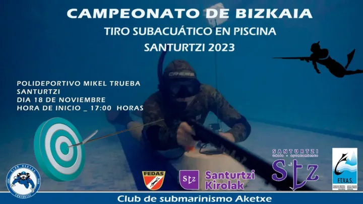 Santurtzi acogerá el campeonato de tiro subacuático en piscina