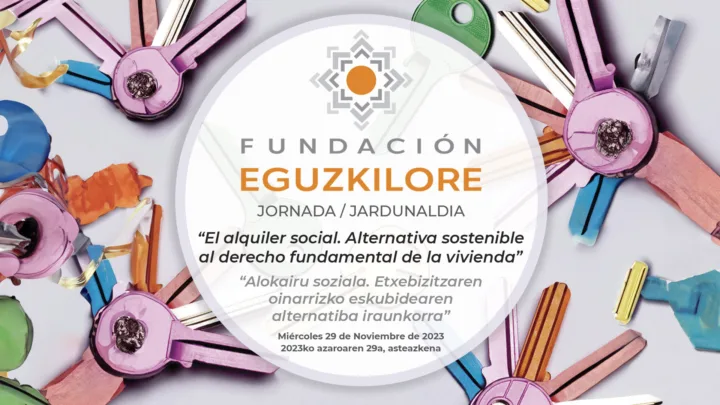 La Fundación Eguzkilore de Cáritas organiza una jornada sobre el alquiler social