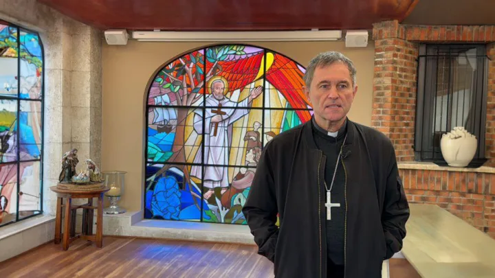 El obispo pide por la paz en Tierra Santa, en su felicitación navideña
