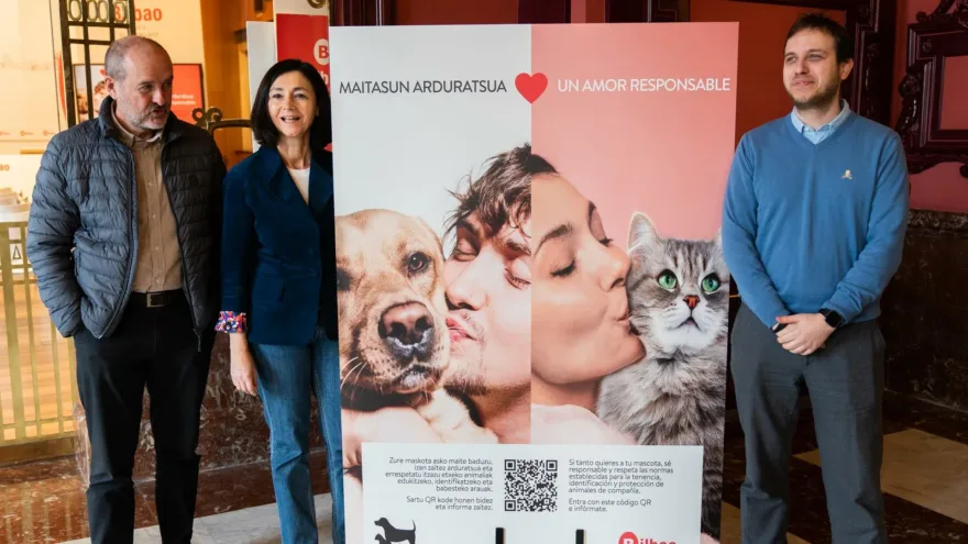 Bilbao inicia una campaña para subir una adopción de perros y gatos que descendió en 2023