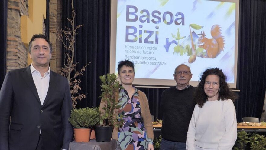 ‘Basoa Bizi’ para recuperar el bosque de Balmaseda incendiado buscará concienciar a la ciudadanía