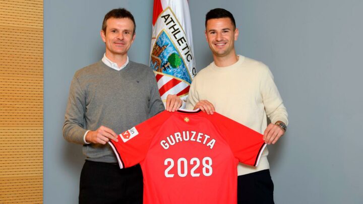 Gorka Guruzeta renueva con el Athletic hasta 2028