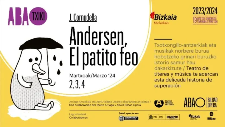 Andersen, el patito feo en el Teatro Arriaga