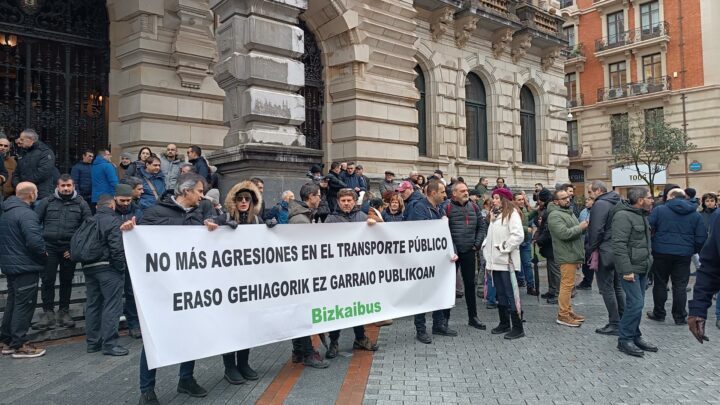 Sindicatos convocan huelga el 19 de marzo para denunciar agresiones en Bizkaibus